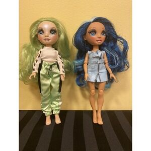 Rainbow High Dolls Jade Hunter & Skyler Brad Shaw Blue/Green